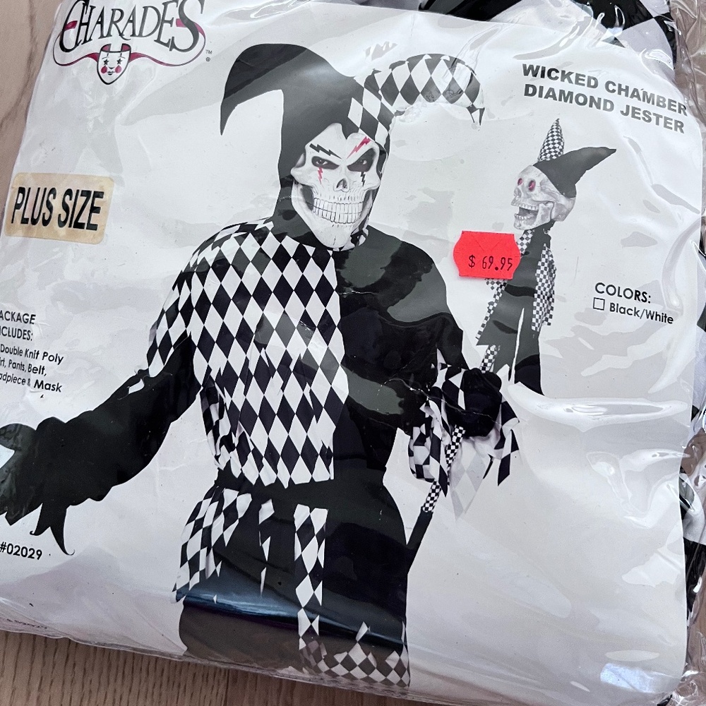 Wicked Jester Halloween costume mens